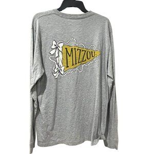 Lauren James Mizzou Long Sleeve T-shirt - Design on Back - Size Medium